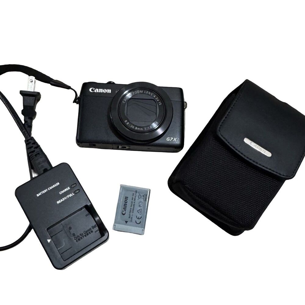 Canon PowerShot G7X Digital‎ + 1 Battery, Case, Charger Hardly Used
